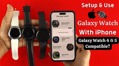 smart watch connect to iphone|pair samsung watch to iphone.